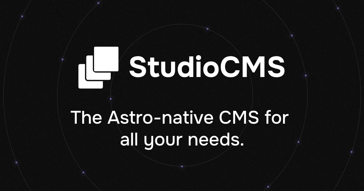 StudioCMS